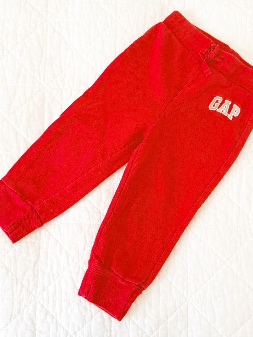 2T GAP Kids Red Jogger Pants